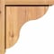 Ekena Millwork Carmel Smooth Corbel w/Backplate, Western Red Cedar, 5 1/2"W x 12"D x 12"H COR06X12X12CAR01SWR - alternate 2